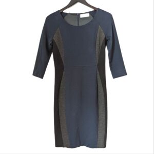 Rosemund Copenhagen Fitted Lined Colorblock Dress US Size 6
